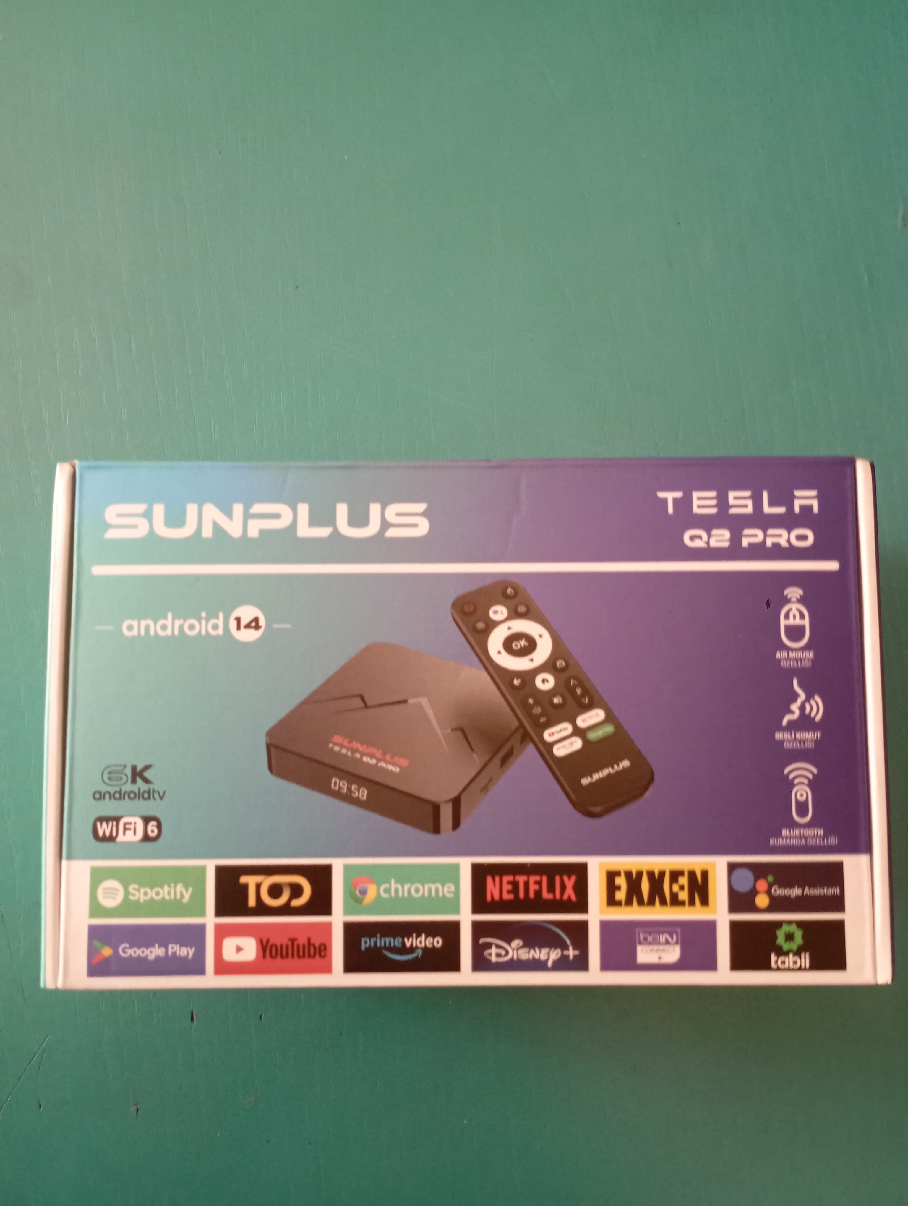 SUN PLUS TESLA Q2 PRO ANDROİD UYDU ALICISI