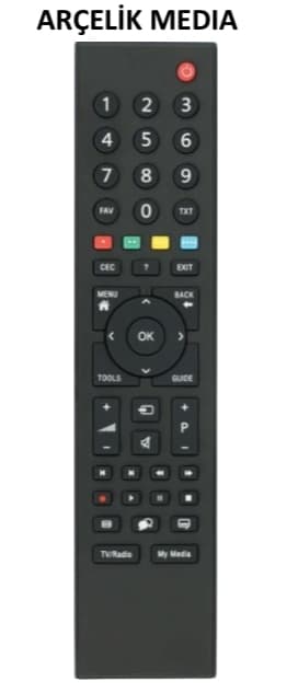 Arçelik tv kumandası
